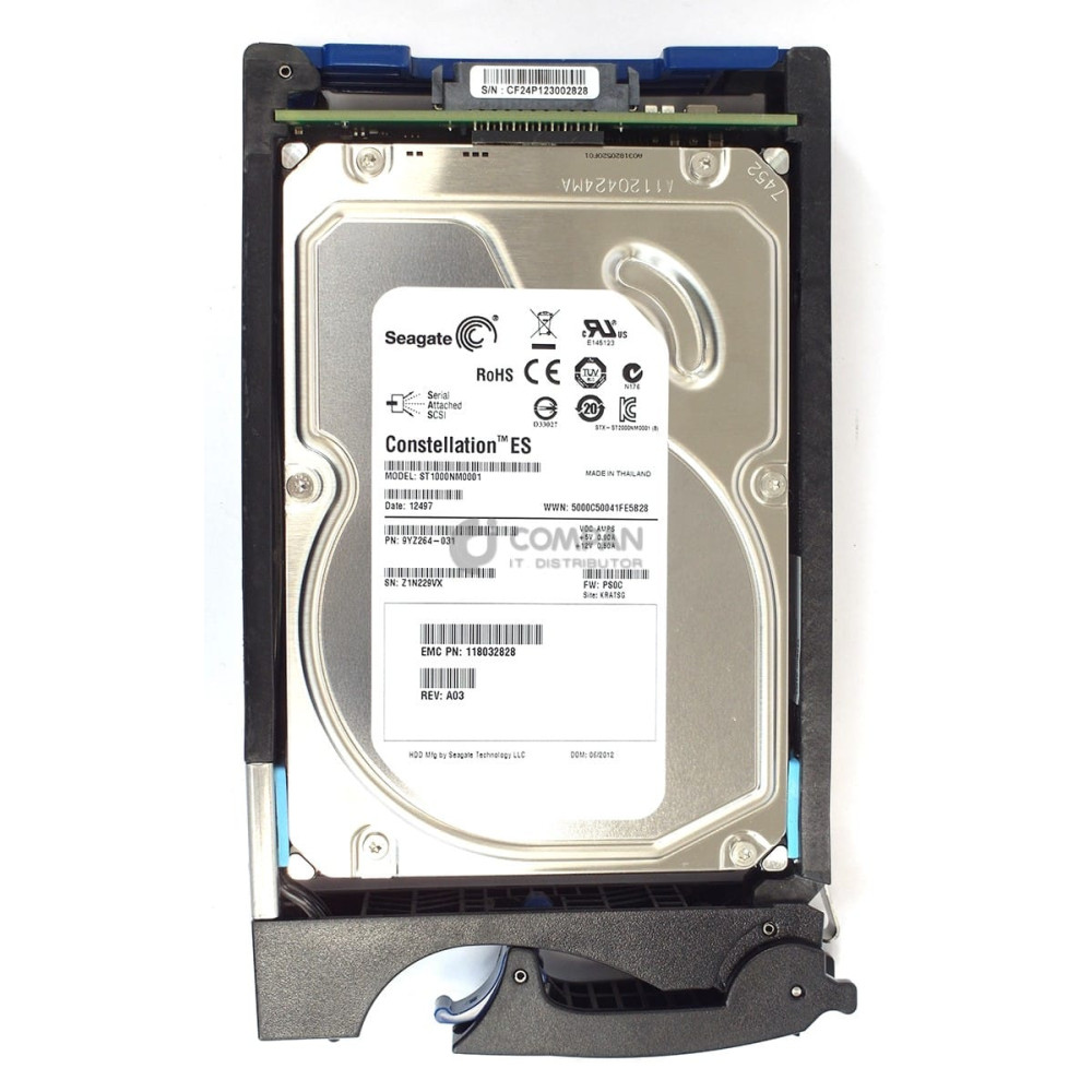 005049493 EMC HDD 1TB 7.2K SAS 6G 3.5" LFF HOT-SWAP FOR EMC VNX550